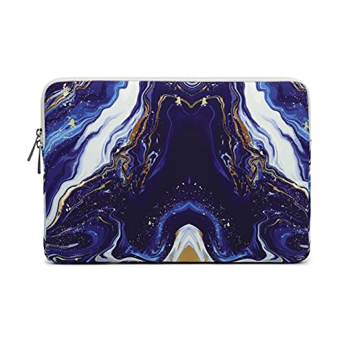 Canvaslife Blue Marble Patten Laptop Sleeve 14 inch 14.0 inch Laptop case Bag - color: Blue Marble, size: 14 inch / 14.0 inch