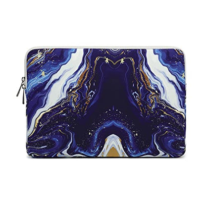 Canvaslife Blue Marble Patten Laptop Sleeve 14 inch 14.0 inch Laptop case Bag - color: Blue Marble, size: 14 inch / 14.0 inch
