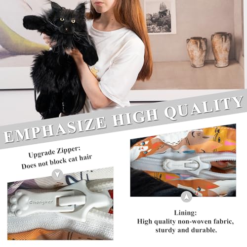 Chongker Realistic Cat Backpack, Handmade Plush Stuffed Animal Bag | Cat Purse Design With Adjustable Straps For Backpack, Shoulder And Crossbody Use. Companion Bag For School Travel And Gifts. - style: Mainecoon