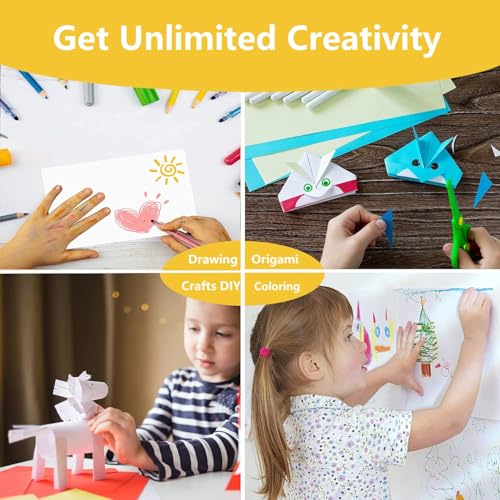 100 Sheets Art Paper 9" x 12" Craft Drawing Paper for Sketching, Loose Sketch Paper - color: white100P