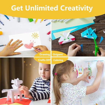 100 Sheets Art Paper 9" x 12" Craft Drawing Paper for Sketching, Loose Sketch Paper - color: white100P