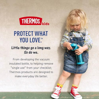THERMOS Vacuum Insulated Stainless Steel 10oz Straw Bottle, Paw Patrol Girl - color: Paw Patrol Girl, size: 10 Ounces