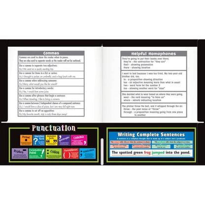 Really Good Stuff Author at Work 4-Pocket Student Folders - Set of 12