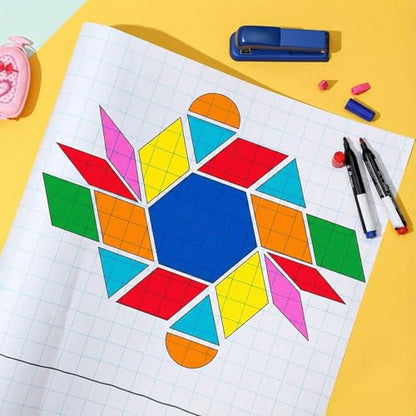 Jetec 1 Roll Large Grid Graph Paper Roll 1" Grid 16.5 Inch x 197ft Sewing Pattern Paper for Drafting Quilting Drawing Sketching Classroom Teaching Supplies Gifts - color: 1'' Grid, size: 16.5 Inch X 197ft