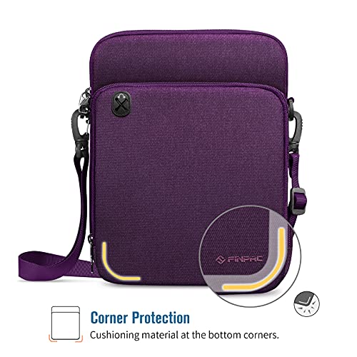 FINTIE 11 Inch Tablet Sleeve Case, Briefcase Shoulder Bag for 11" iPad (A16) 2025, Air M3 M2 2025/2024, 10.9" iPad 10th Gen, 10.9" Air 5/4, Galaxy Tab, Purple - color: Purple