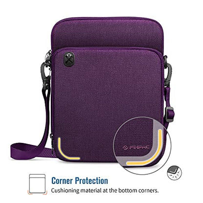 FINTIE 11 Inch Tablet Sleeve Case, Briefcase Shoulder Bag for 11" iPad (A16) 2025, Air M3 M2 2025/2024, 10.9" iPad 10th Gen, 10.9" Air 5/4, Galaxy Tab, Purple - color: Purple