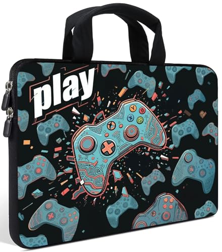 AMARY Laptop Sleeves 11.6" 12" Laptop Handle Bag Neoprene Notebook Carrying Pouch Chromebook Sleeves case (Games-1) - color: Games-1