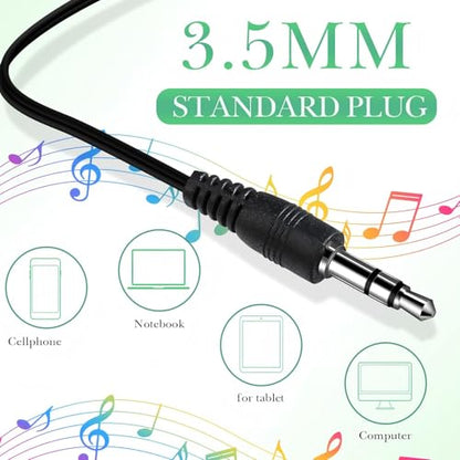 Kanayu 100 Pack Wired Earbuds Bulk for Classroom Ear Headphones Wired Basic Student Earbuds No Microphone with 3.5MM Jack for Class Laptop School Library, Individually Bagged (Green) - color: Green