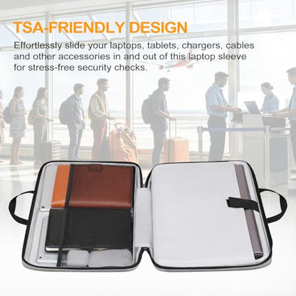 Laptop Case, 13 inch TSA Laptop Sleeve Computer Bag Briefcase Computer Case Carrying Cover for 13 inch MacBook Air, 13" MacBook Neo, 13" iPad Air M4, Water Resistant, Gifts for Men Women, Gray - size: 13 inch for New MacBook Air Neo Pro