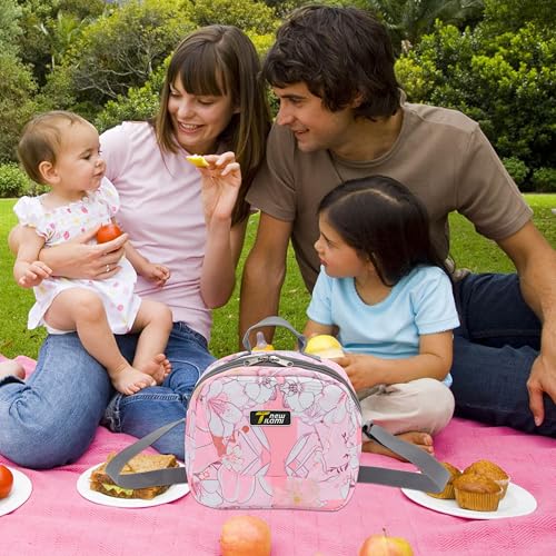 NEW TILAMI Kids Lunch Bag Double Insulated for tilami Rolling Backpack Girls Boys forTravel School Picnic, Romantic Flowers - color: Romantic Flowers
