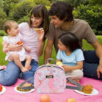 NEW TILAMI Kids Lunch Bag Double Insulated for tilami Rolling Backpack Girls Boys forTravel School Picnic, Romantic Flowers - color: Romantic Flowers