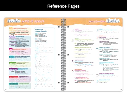 Dated Elementary Student Planner 2025-2026 Academic School Year, Large (8.5" by 11") Matrix Style Datebook with Create Cover
