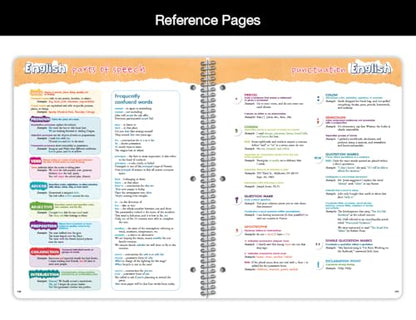 Dated Elementary Student Planner 2025-2026 Academic School Year, Large (8.5" by 11") Matrix Style Datebook with Create Cover