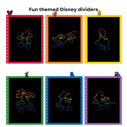 Disney Pride Spiral Tab Journal Diary Notebook, Mickey Mouse Rainbow Pride Journal - style: Disney Pride