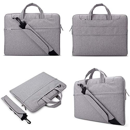 Lacdo 16 inch Laptop Bag for 16 inch New MacBook Pro M5 Pro/Max A3428 A3429 (2026), M4/M3/M2/M1 Pro/Max A3403 A3186 A2991 A2780 A2485 A2141 2024-2019, 15 inch Surface Laptop 7th Computer Bag, Gray - color: Gray, size: New MacBook Pro 16 Inch