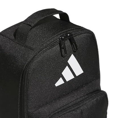 adidas Kids Santiago Lunch Bag for Girls & Boys – Insulated Cooler Lunchbox, 8L - color: 4.0/Black/ White