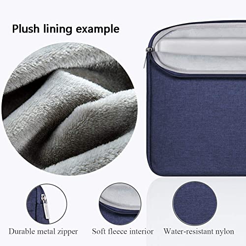 Voova Laptop Sleeve Carrying Case 14 15 Inch Compatible with MacBook Air 15 M2/M3/M4 2022-2025, MacBook Pro 15, Hp Chromebook 14, Waterproof Slim Computer Cover Bag,Blue - color: Blue, size: 14-15 Inch