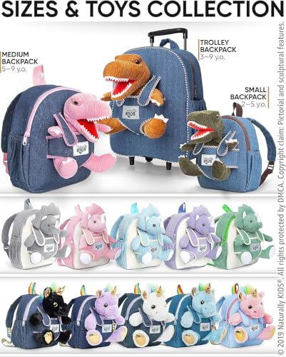 Pink Dinosaur Toys for Kids 5-7, Gifts for 5 Year Old Girls, 4 Year Old Girl Birthday Gift, Toddler Dinosaur Backpack - color: 02 Dinosaur Pink, style: Medium