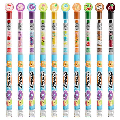 Graphite Smencils (2 Pack) - HB #2 Patented Gourmet Scented Pencils, 10 Count, Gifts for Kids, School Supplies - color: Original (2 Pack)