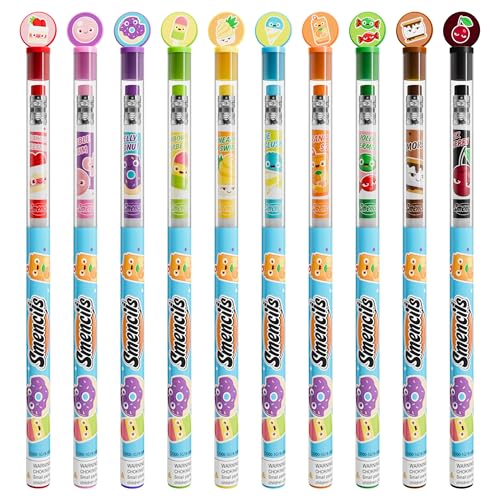 Graphite Smencils (2 Pack) - HB #2 Patented Gourmet Scented Pencils, 10 Count, Gifts for Kids, School Supplies - color: Original (2 Pack)