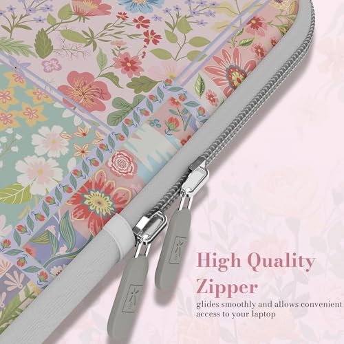 iCasso Laptop Sleeve 15.6 inch, Compatible with MacBook Air 15 inch, Cute Shockproof Laptop Case 15.6'', Slim Protective Travel Carrying Case for MacBook Pro 16, Lenovo Dell Asus HP, Pink - color: A-Pink Puzzle, size: 15-16 Inch
