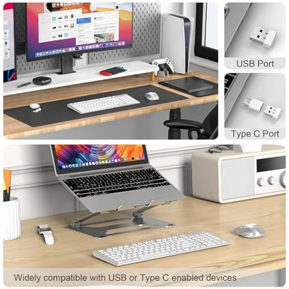 FENIFOX Wireless Keyboard and Mouse, Rechargeable USB C Combo Silent Quiet Compact Full Size Flat with Number Pad Soft Cover for Mac MacBook iMac Windows PC Laptop Computer Office - White & Silver - color: Silver