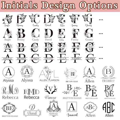 STREADVE Personalized Journal Notebook with Initials Name Custom Journaling Notebook for Men Women Customized College Ruled Notebooks Lined Journals Gift for Work School Business Church Graduation - color: Initials-Engraved