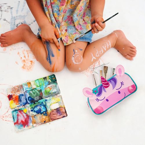 Stephen Joseph Pencil Pouches - Back to School Supplies for Kids - color: Blue Shark