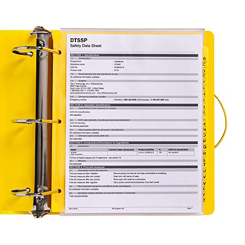 Avery UltraDuty SDS Binder Kit, 3 Inch 3 Ring Binder, A-Z Dividers, Sheet Protectors (77714) - size: 3", style: Ultra-Duty/Bundle