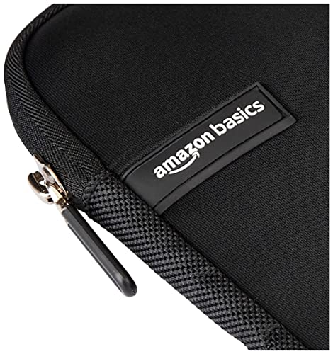 Amazon Basics 11.6 inch Laptop Sleeve, Protective Case with Zipper - Black - size: 11.6 Inch
