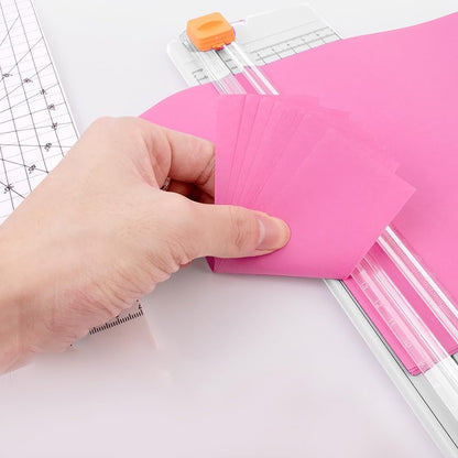 Efficient Lightweight Paper Cutter Convenient Cutter Folding Photo A5 Cutter,White - color: 1PCS-White