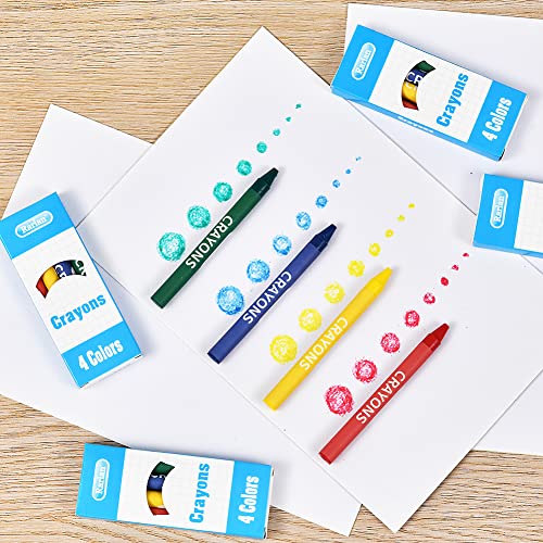 Rarlan Crayons Bulk, 4 Classic Colors, 200 Boxes, 800 Count Crayons | for Kids, Toddlers, Teachers, Restaurants, Party Favors, Goody Bags, Classroom Must Have, School Supplies