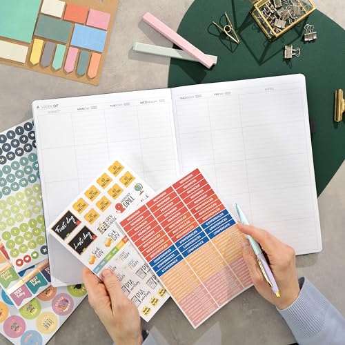 Clever Fox Teacher Planner, School & Homeschool Book, A4 Size Black | Undated, 8.5x11, lay-flat binding, heavy-duty hardcover, teacher lesson weekly & daily planner, homeschool supplies - color: Black, size: A4 (8.5" x 11")