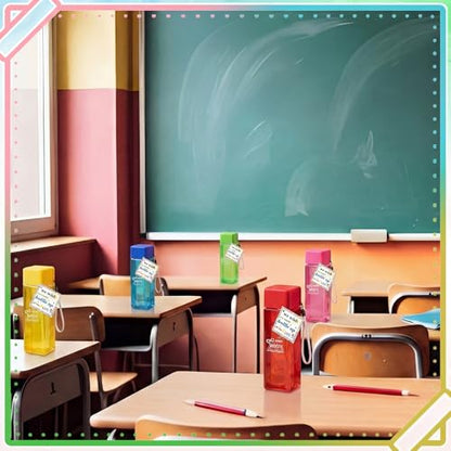 Rtteri 24 Sets Water Bottles Bulk Back to School 17 oz Summer Party Favors for Kids Plastic Reusable Water Bottles Classroom Prizes Student Gifts from Teachers for Pool Beach Kindergarten Party Supply