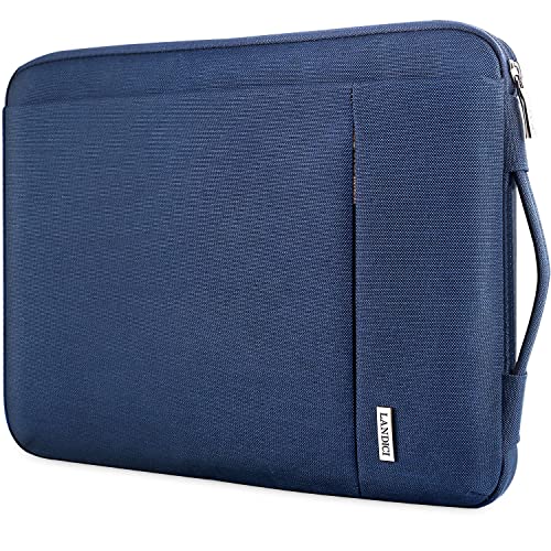 LANDICI 360° Protective Laptop Sleeve 13-14 Inch, Computer Bag Carrying Case for MacBook Air 13 M1/M2, MacBook Pro 13/14, Chromebook 14, Slim, Shockproof, Waterproof, Blue - color: Blue, size: 13-14 Inch