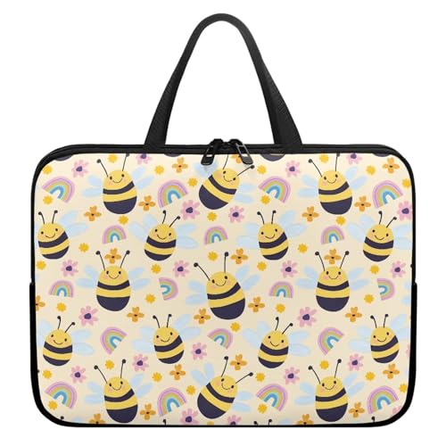 Laptop Bag Laptop Case Computer Carrying Case Laptop Sleeve Case Laptop Traval Bag Computer Cover for Men Women - color: Bees, size: 15inch
