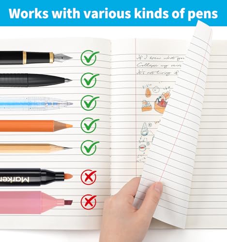 24 Pack Composition Notebook Journals Bulk, 7-1/2" x 9-3/4", Wide Ruled Paper, 30 Sheets/60 Pages, Kraft Cover with Rainbow Spines, 12 Colors School Lined Notebook Journal for Work Study Note Taking - style: Composition Paper-24pack