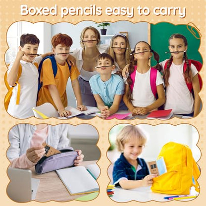 Geyoga 30 Packs of 300 Count #2 Pre Sharpened Pencils Bulk Woodcased for Classroom #2 HB Triangle Shape Pencils with Top Erasers for Teacher Office Back to School Supply(Black) - color: Black