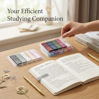 300PCS Sticky Tabs for Annotating Books, Clear Index Note Stickers for Bible, Notebooks & Reading, Small Mini Pop Up Tab Set, Paper Annotation Notes Flag Sticker for Notebook - style: Morandi Tabs