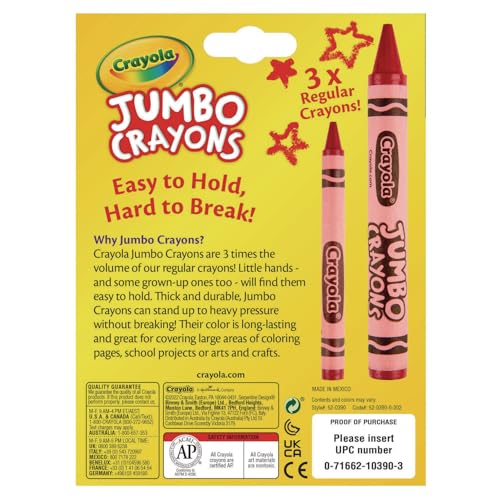 CYO520390 - Crayola Jumbo Crayons