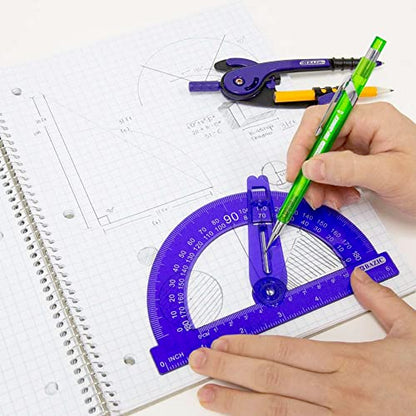 BAZIC Scale-Arm Compass w/ #2 Wood Pencil