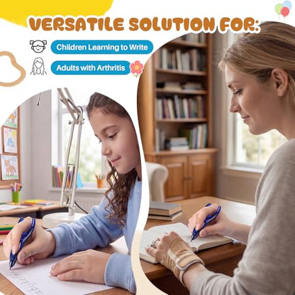 6 Pack Write Pencil, Learning Writing Infinite Pencil, NO-Sharpening Ergonomic Pencils for Kids &Arthritis, Corrects Writing Posture, Suitable for Home Office School Use
