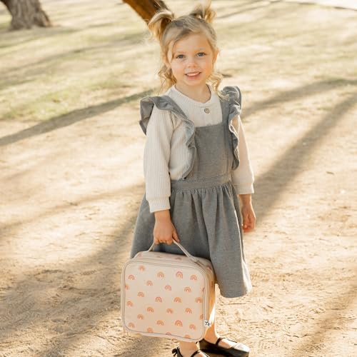 Tiny Twinkle Insulated Lunch Box for Girls and Boys | Durable and Reusable for School & Travel | Ages 3 and Up | Waterproof and Easy to Clean | PFAs and BPA Free（Bows） - color: Bows
