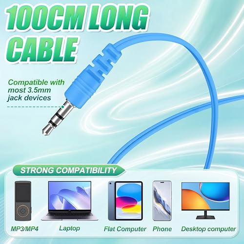 Konohan 120 Pack Bulk Earbuds for Classroom, Wired Headphones with 3.5mm Jack for K-12 Students, Individually Wrapped in-Ear Earphones for School Testing & Computer Lab, 12 Colors