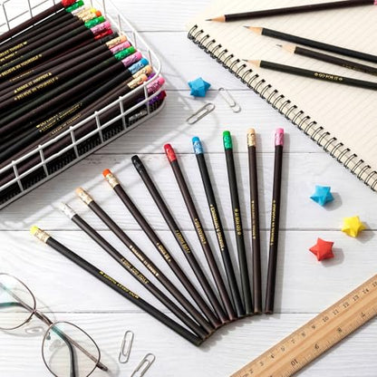 Eersida 80pcs Color Changing Pencil Bulk Back to School Pencils with Eraser Encourage Saying Thermochromic Fun Pencils for Kids Students Classroom First Day of School Gifts (Positive) - style: Positive