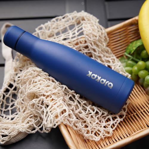 BJPKPK 25oz Insulated Water Bottle Double Wall Vacuum Insulated Stainless Steel Water Bottles for Spots Keep Cold and Hot,Midnight Black - color: Midnight Black, size: 25 Ounces