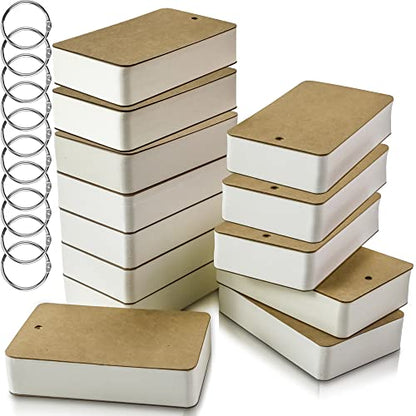 500 Pcs Flash Cards 2x3 Inch Index Cards with Ring Lined Note Card Bood Flashcards, Mini Blank Flash Cards 2x3 White Card Pad Index Note Bood 2 x 3 Notecards for Studying School Supply College - color: White