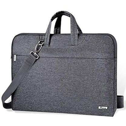 Voova Laptop Bag 15.6 Inch, Waterproof Computer Sleeve Carrying Case with Shoulder Straps & Handle Compatible with Macbook Air 15 M2/M3/M4, MacBook Pro 15/16, 15-16 Inch Hp Dell Lenovo Asus, Grey - color: Grey, size: 14-15.6In & 2019 New Macbook Pro 16 In