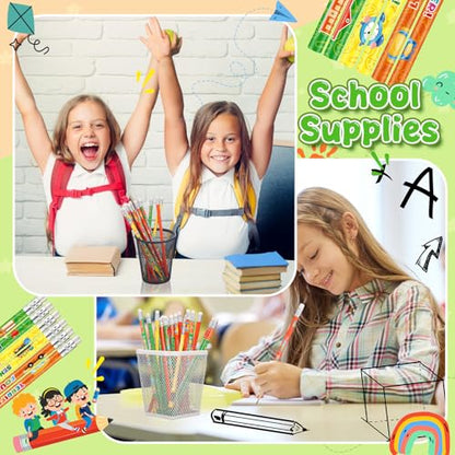 Tenceur Fourth Grade Pencils, 48 Pcs 4th Graders Pencils with Erasers, 3 Motivational Designs, Welcome to Fourth Grade Student Gifts from Teacher, Classroom Rewards Back to School Supplies - color: 4th Graders