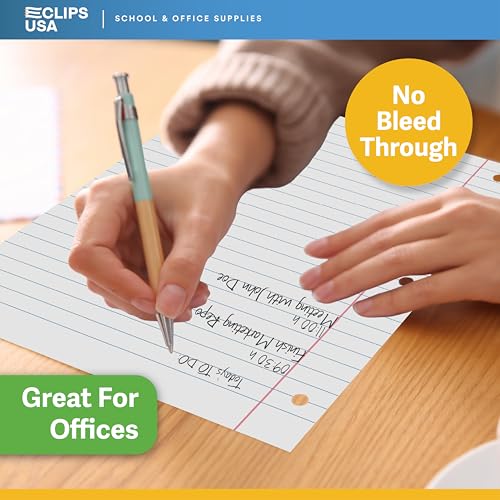 Wide Ruled Loose Leaf Paper Wide Ruled Notebook Paper Lined Writing Filler Paper 10.5” x 8” 56 gsm 450 Sheets 150 Sheet Per Pack (3 Pack) - size: 3 Pack